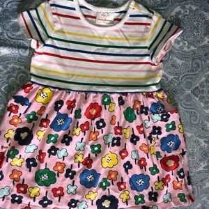 Hanna Andersson flower & rainbow dress
